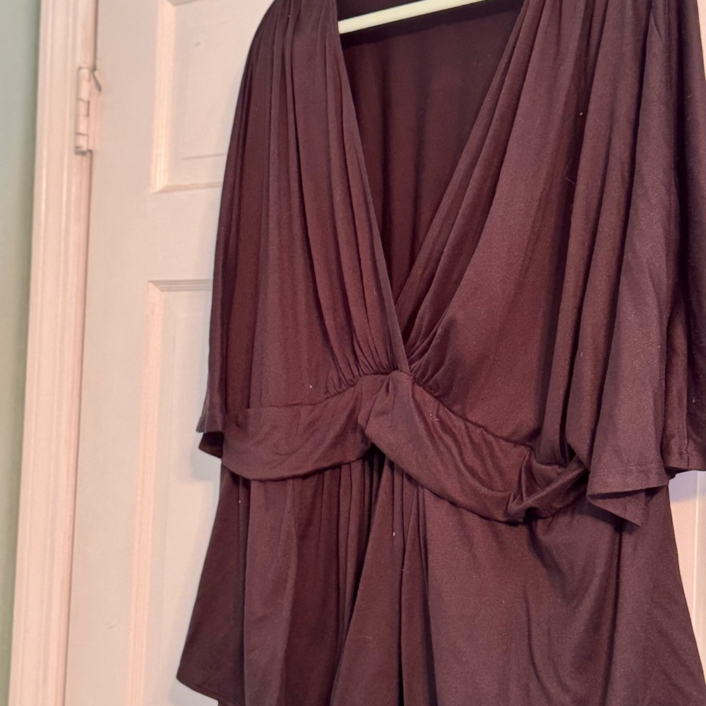 Kiyonna Classic Black Blouse - Picture 2 of 4